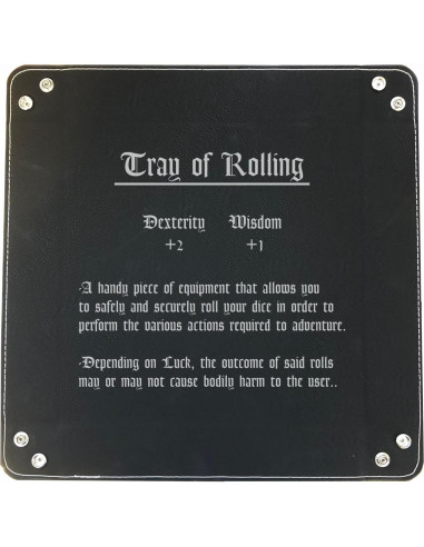 Bandeja de Dados Colapsable PrecisionNC Cuero Sintético Negro