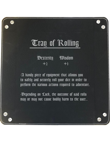 Bandeja de Dados Colapsable PrecisionNC Cuero Sintético Negro