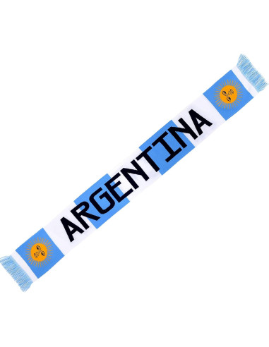 Bufanda de Fútbol Argentina Euroscarves HD 1.52m Acrílico