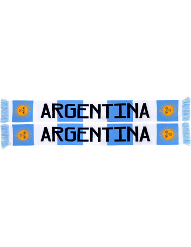 Bufanda de Fútbol Argentina Euroscarves HD 1.52m Acrílico
