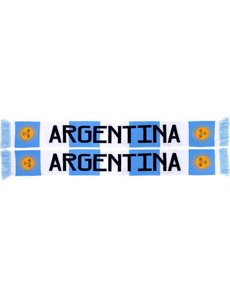Bufanda de Fútbol Argentina Euroscarves HD 1.52m Acrílico