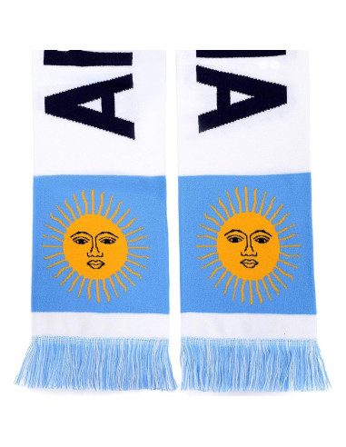Bufanda de Fútbol Argentina Euroscarves HD 1.52m Acrílico