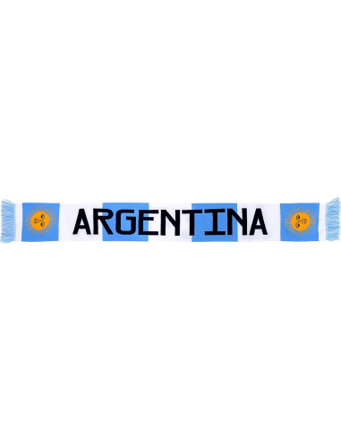 Bufanda de Fútbol Argentina Euroscarves HD 1.52m Acrílico