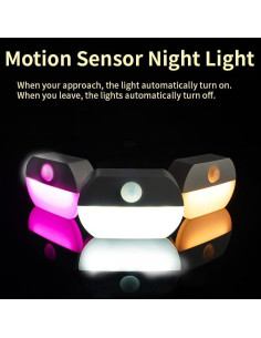 Paquete de 8 Luces LED con Sensor de Movimiento Wotermly 2