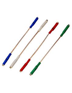 Cables de Plomo para Tocadiscos CDPMWVC - Clips de Oro 24K