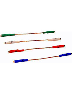 Cables de Plomo para Tocadiscos CDPMWVC - Clips de Oro 24K 2