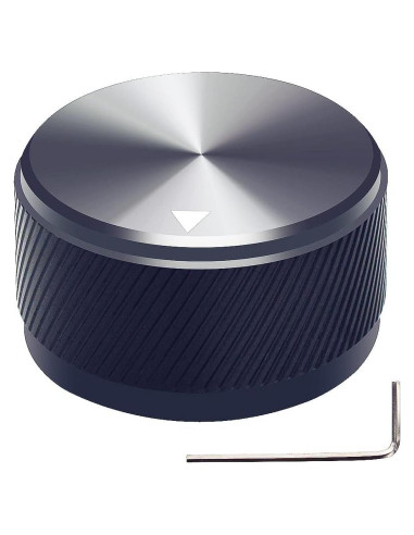 Perilla de Control de Volumen mxuteuk 30x17mm Aluminio Negra