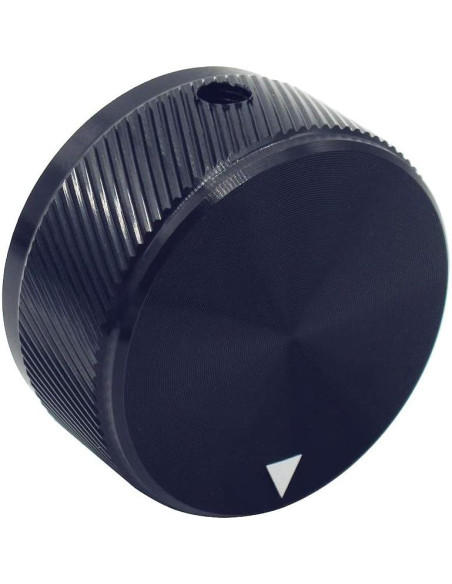 Perilla de Control de Volumen mxuteuk 30x17mm Aluminio Negra