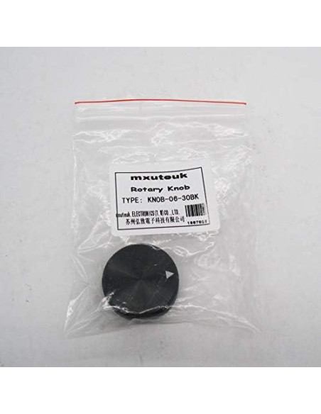 Perilla de Control de Volumen mxuteuk 30x17mm Aluminio Negra