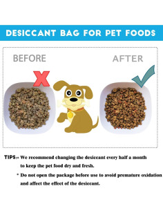 Bolsas Deshidratantes para Alimento de Mascotas xcivi - 12 Unidades 2