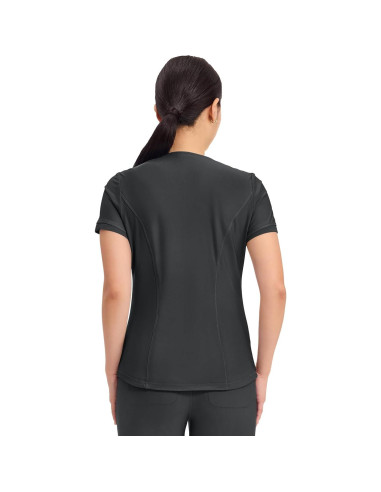 Top de Scrubs V-Neck Cherokee Form CK840 para Mujeres - Negro