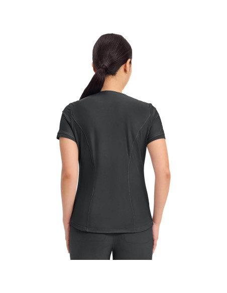 Top de Scrubs V-Neck Cherokee Form CK840 para Mujeres - Negro
