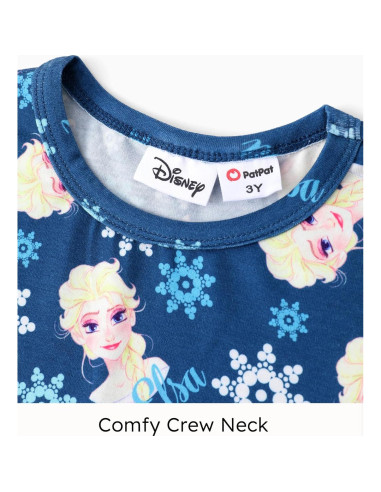 Vestido de Princesa Elsa Disney Frozen para Niñas 2T Azul