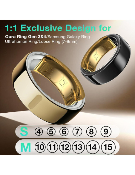 Agarraderas Invisibles YWXTW para Anillo Oura y Samsung - 8 Piezas