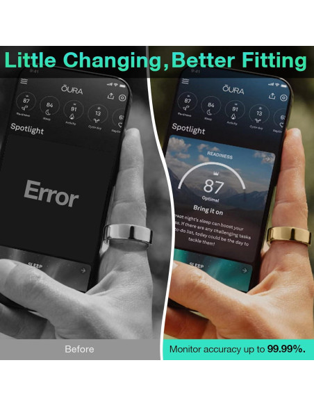 Agarraderas Invisibles YWXTW para Anillo Oura y Samsung - 8 Piezas