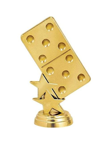 Trofeos de Dominó Crown Awards Personalizados 13,34 cm - 50 Pzas