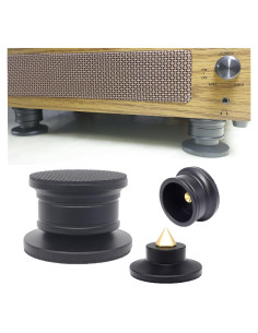 Picos de Aislamiento Evaty para Altavoces 4 Pcs Antideslizantes