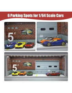 Vitrina Saichotoy para Hot Wheels 1:64 con Luz LED 2