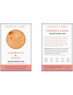 Jabón en Barra Olivia Care 226.8 g Cúrcuma y Rosa Hidratante 2