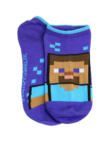 Calcetines Minecraft para Niños - Paquete de 5, Talla 4-6