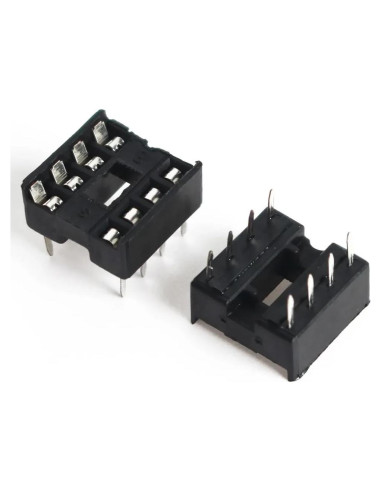 10 Zócalos IC 14 Pines DIP WOWOONE 2.54mm Pitch