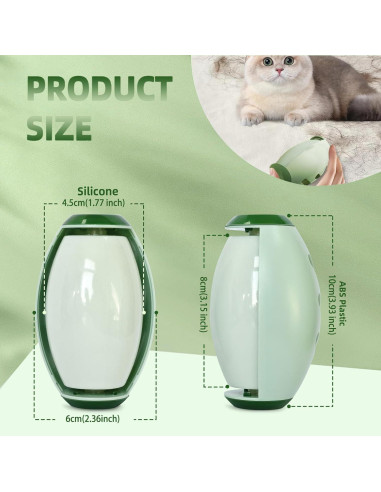 Rodillo de Pelusa Reutilizable Genérico Verde para Mascotas