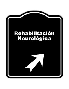Señal de Aluminio Compuesto Rehabilitación Neurológica 38x46cm 2