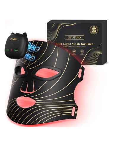 Máscara de Terapia de Luz Roja 850nm FDA - Belleza Facial