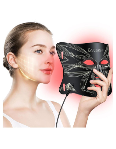 Máscara de Terapia de Luz LED Lovsheme para Rejuvenecimiento Facial