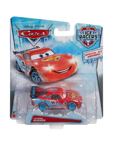Vehículo Diecast Lightning McQueen 1:55 Disney Pixar Ice Racers