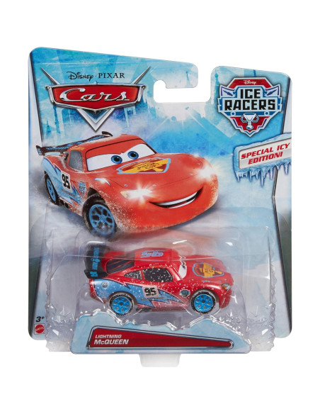 Vehículo Diecast Lightning McQueen 1:55 Disney Pixar Ice Racers