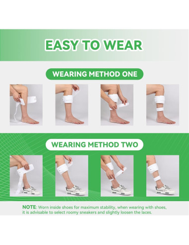 Ortesis AFO Orthomen Pequeña Izquierda para Caída de Pie