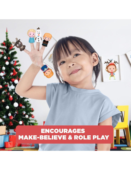 Set de Baño Frozen 11 Piezas - Juguetes y Títeres de Dedo