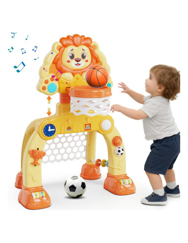 Aro de Baloncesto y Portería SHXYKZ para Bebés 1-3 Años