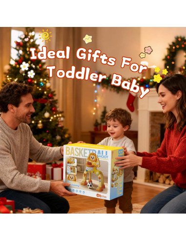 Aro de Baloncesto y Portería SHXYKZ para Bebés 1-3 Años