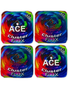 Bolsas de Cornhole Cluster Flux ACE Pro - Set de 4 Arcoíris 2