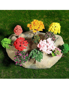 12 Árboles Miniatura SEWACC para Paisajismo 2.54-7.62 cm 2
