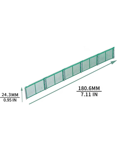Cerca en Escala HO Menolana 1:87 para Modelos de Ferrocarril