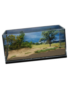 Diorama de Coche a Escala 1:64 con Caja de Almacenamiento