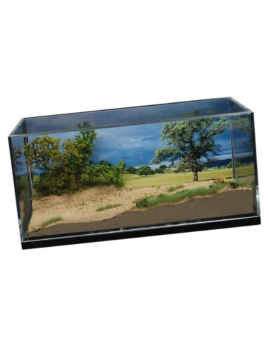 Diorama de Coche a Escala 1:64 con Caja de Almacenamiento