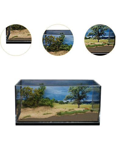 Diorama de Coche a Escala 1:64 con Caja de Almacenamiento