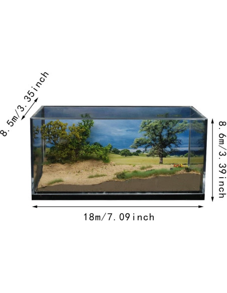 Diorama de Coche a Escala 1:64 con Caja de Almacenamiento