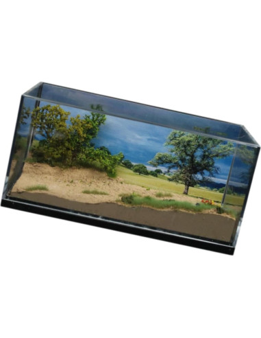 Diorama de Coche a Escala 1:64 con Caja de Almacenamiento