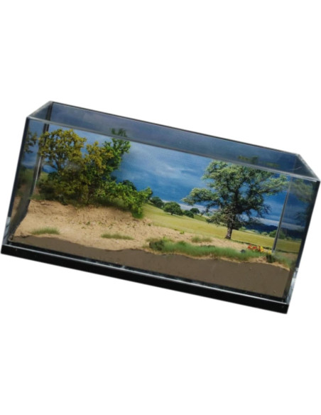 Diorama de Coche a Escala 1:64 con Caja de Almacenamiento