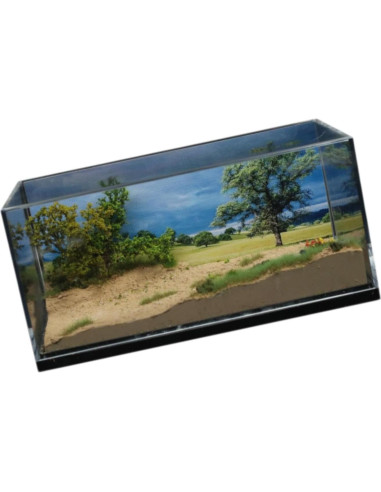 Diorama de Coche a Escala 1:64 con Caja de Almacenamiento