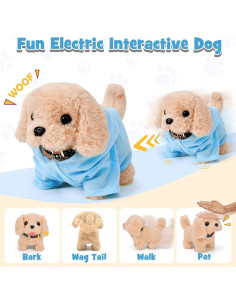 Juguete Interactivo Perro Robot Cleboen 14 Piezas 3-6 Años 2