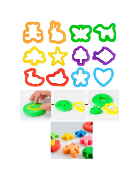 Juego de Herramientas de Plastilina Pecopcock 63 Piezas