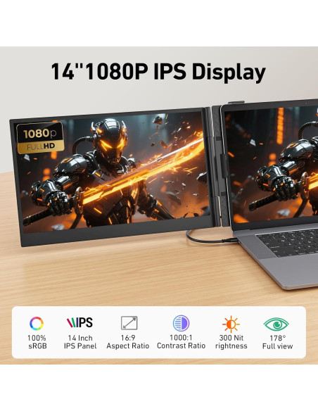 Extensor de Pantalla Triple Vixtan S8 PRO 35.56cm FHD