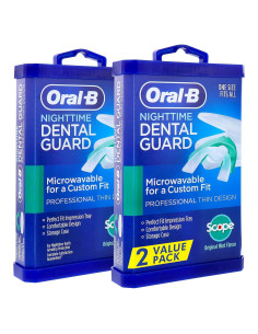 Protector Bucal Oral-B para Bruxismo - 2 Paquete Moldeable