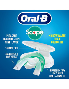 Protector Bucal Oral-B para Bruxismo - 2 Paquete Moldeable 2